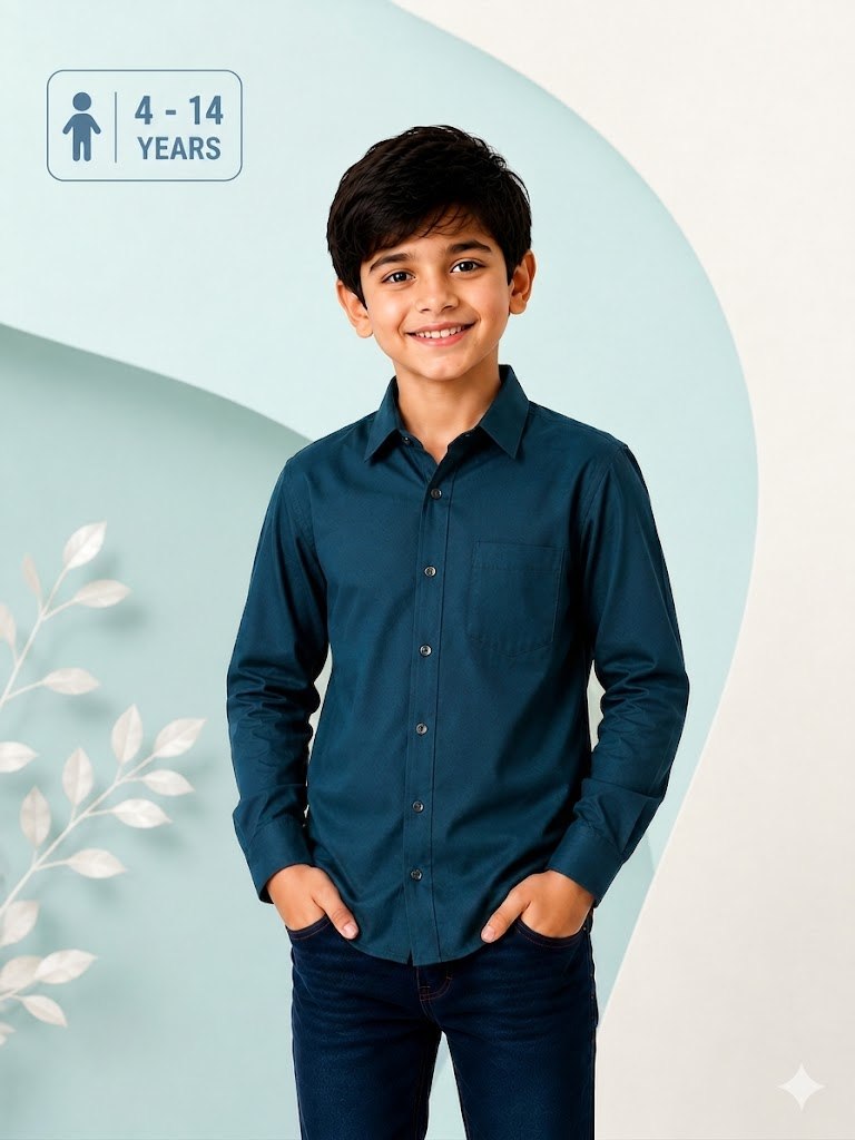 Premium Laffer Cotton Blend Fabric in Petrol Blue